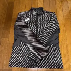 asics アシックス ウィンドブレーカー ストライプ柄のサムネイル