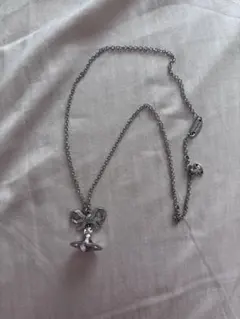 Vivienne Westwood オーブ リボン ネックレス ピンクのサムネイル