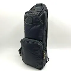 極美品 ハンティングワールド ショルダーバッグ バチューサーパス 黒