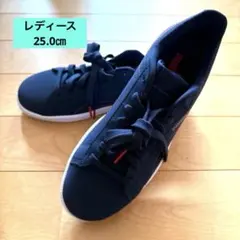PUMA ネイビー スニーカー 25.0㎝