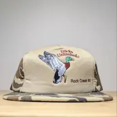 90s デッドストックDucks Unlimited キャップ 企業ロゴ