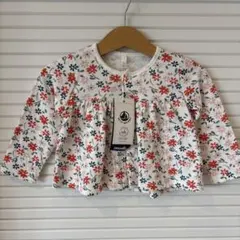 プチバトー　コットン　カーディガン　18M 81cm