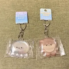 水族館限定　BONBON DROP アクリルキーホルダーセット　くらげ　カワウソ