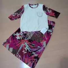 【新品】LA MODA ALBINO 5分袖の上下セットアップ