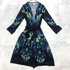 シルク100 ダイアンフォンファステンバーグ ラップワンピース サイズ2