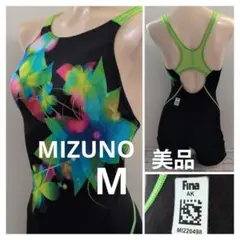 美品★大人綺麗MIZUNO★Finaあり　競泳水着　スパッツ　フィットネス水着