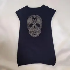 ニットワンピース　薄手　ブラック　4歳サイズ【ZADIG＆VOLTAIRE】