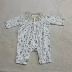 cottoli カバーオール 動物柄 50-60 新生児 バースデイ