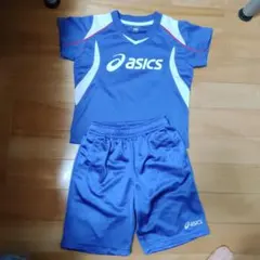 asics★サッカーシャツ＆パンツセット★100