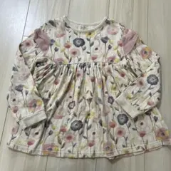 la poche biscuit 花柄長袖チュニック　120