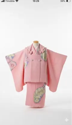 藤娘きぬたや　七五三　3歳　被布　三っ身祝い着