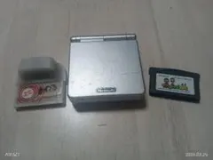 ゲームボーイアドバンス SP シルバー カセット付属
