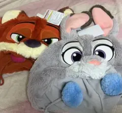 ディズニー　ズートピア　ファンキャップ　ニック　ジュディ　２点セット