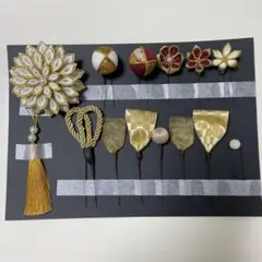 和装用髪飾り 11点セット