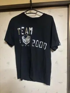 アリストトリストTEAM 2000 銀箔Tシャツ 黒
