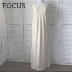 新品　FOCUS フォーカス　マキシ　ウールロングワンピース