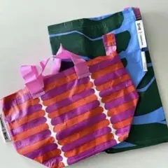 限定品 IKEA マリメッコ（Marimekko）コラボ エコバッグ 2枚セットのサムネイル