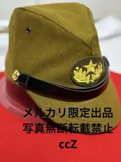 日本陸軍 古鷹屋製将校用綿製略帽+鬼塚堂帽垂 精巧複製 貴重 - メルカリ