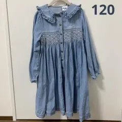 OshKosh デニムワンピース 長袖 6X