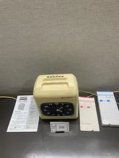 出品No.224 タイムレコーダ　BX6200 チャイム機能　簡易整備済　印字濃 出品No.224 タイムレコーダ BX6200 チャイム機能 簡易整備済 印字濃