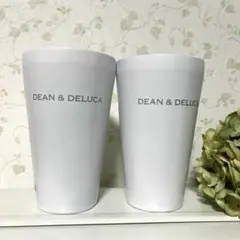 DEAN & DELUCA ホワイトタンブラー 2個セット