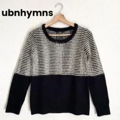 ubn hymns ザンパ ニット ブラック M 綺麗め 秋冬 長袖 ブラック