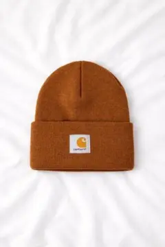 【新品未使用】Carhartt ビーニー ニット帽 ブラウン