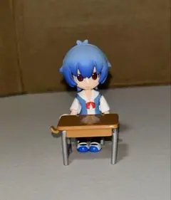 エヴァンゲリオン　綾波レイ(長女)＆机＆椅子 ぷちえゔぁぐらし 第壱集