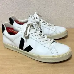 ★VEJA ヴェジャ エスプラー ロゴ レザースニーカー 27cm 本革
