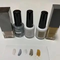 ネイルポリッシュセット5本（Burberry, Rimmel, THREE）