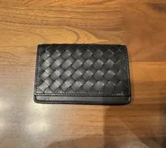 BOTTEGA VENETA ボッテガ 名刺入れ イントレチャート ブラックのサムネイル
