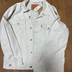 70s Levis リーバイス シャツジャケット 白色 ビックE フラッシャー付