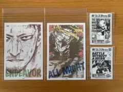 【福岡限定】 ヒロアカ 原画展 入場特典 爆豪勝己 オールマイト 他エンデヴァー