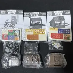 エポック社カプセルコレクション 「昭和の風物詩　屋台」3種セットのサムネイル