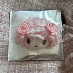 ピアノちゃん サンリオ シークレットヘアクリップ（ホワイトフリル）