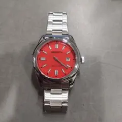 REBIIRTH クォーツ腕時計 レッド