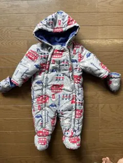 John Lewis バス・車プリント冬用アウター ３ヶ月から６ヶ月ベビー