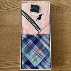 Polo Ralph Lauren タオルハンカチ2枚セット