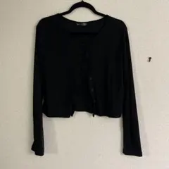 dazy ブラック 長袖 カーディガン
