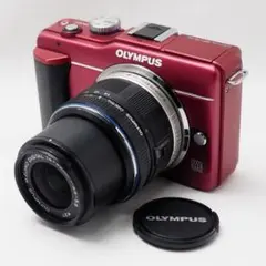 OLYMPUS PEN E-PL1s レッド レンズセット 元箱付 動作済のサムネイル