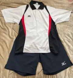 ミズノ　ユニフォーム　ホワイト　ソフトテニス　上下セット　M