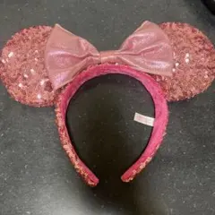 ミニーマウス耳カチューシャ ピンク