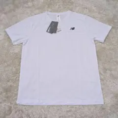 【新品】new balance ホワイト Tシャツ Lサイズ タグ付き