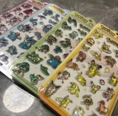 ポケモン カラフルシール　ぷっくりシール　4枚セット