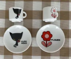 内藤ルネ　赤ちゃん３人組　陶器　オーナメント　箱入り 内藤ルネ 赤ちゃん3人組 陶器 オーナメント 箱入り