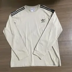 adidas 長袖カットソー XL ベージュ