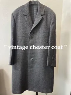 【classical style】ヘリンボーン調 ヴィンテージチェスターコート