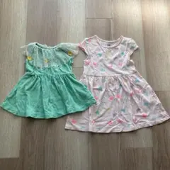 ★値下げ★H&M セラフ チュニック ワンピース 2点セット　90センチ