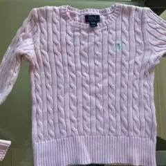 POLO RALPH LAUREN ピンクセーター M