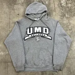 ぱ*だ様 古着 00年代 RUSSELLラッセル プリントスウェットパーカー M